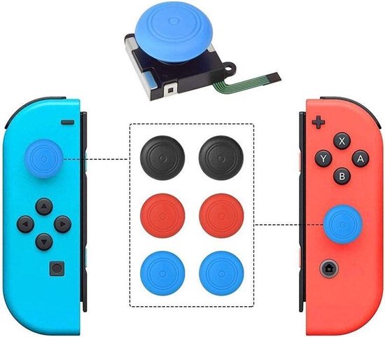 Kit d'outils de réparation de tournevis Joy-Con pour Nintendo Switch Lite,  manette analogique 3D, pièces de rechange pour manette NS