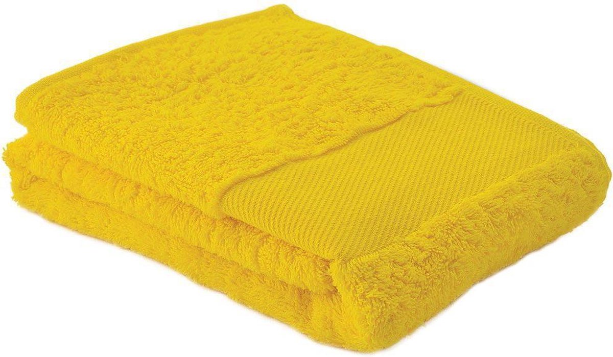 Arowell Sporthanddoek Fitness Handdoek 130 x 30 cm - 500 Gram - Geel - 10 stuks