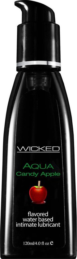 Wicked Aqua Candy Apple 120 Ml Glijmiddel 5532