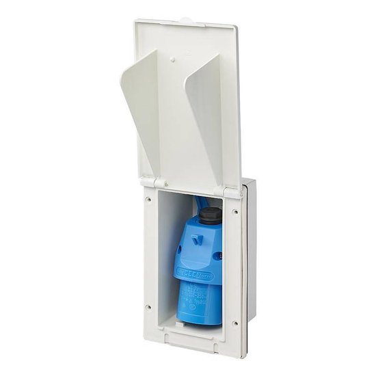 CEE female 3 polig 6H 16A IP67 inbouw wcd 220-240VAC recht