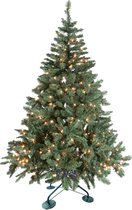 Royal Christmas® - Kerstboom - Dakota voor Buiten - Lengte 240 cm - met 550 Warme LED lampjes - 1369 Takken