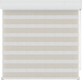 BloomTheRoom duo rolgordijn - Linnen wit - 180x210 cm