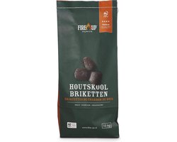 Fire-up Houtskoolbriketten Premium 10 Kg