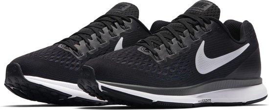 Nike Wmns Air Zoom Pegasus 34 - Black/White-Dark Grey-Anthracite - Hardloopschoenen Dames - 880560-001