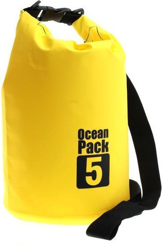 Blazen Doorzichtig twist 5 Liter - Ocean Pack - waterdichte tas - droogtas - outdoor plunjezak -  zeilen | bol.com