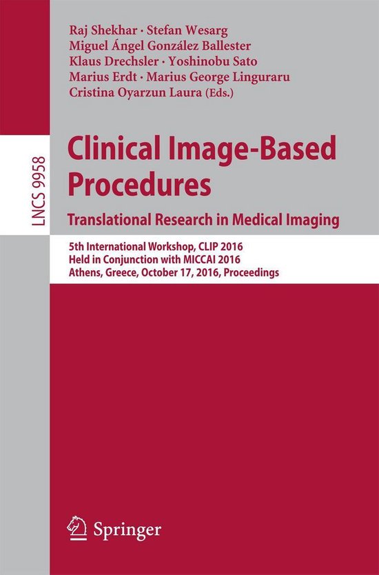 Springer Nature Proceedings Computer Science - Clinical Imag ... - cover