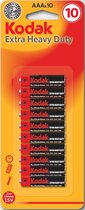 Kodak AAA Batterijen Extra Heavy Duty Goede kwaliteit Batterijen - Mini Penlite - 10 Stuks