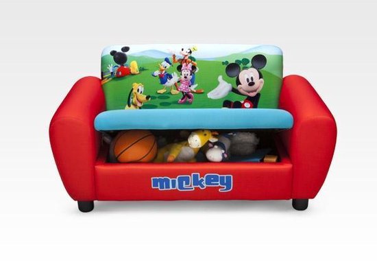 weggooien Speels Traditioneel Disney Mickey Mouse Bank Met Opbergruimte 43.2 X 81,3 X 42 Cm | bol.com