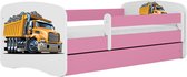 Kocot Kids - Bed babydreams roze vrachtwagen met lade zonder matras 140/70 - Kinderbed - Roze