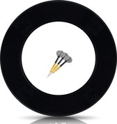 ProDarts® Dart Surround voor elke dartbord - Zwart - Hoge Kwaliteit - Wandbescherming - Geen Extra Bevestiging - Professionele Look