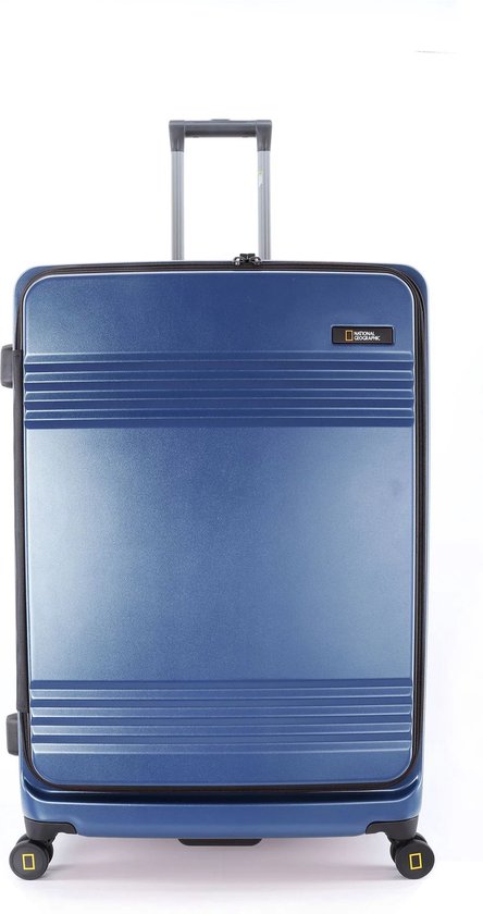 National Geographic Harde Koffer / Trolley / Reiskoffer - 79 cm (Extra Large) - Lodge - Blauw