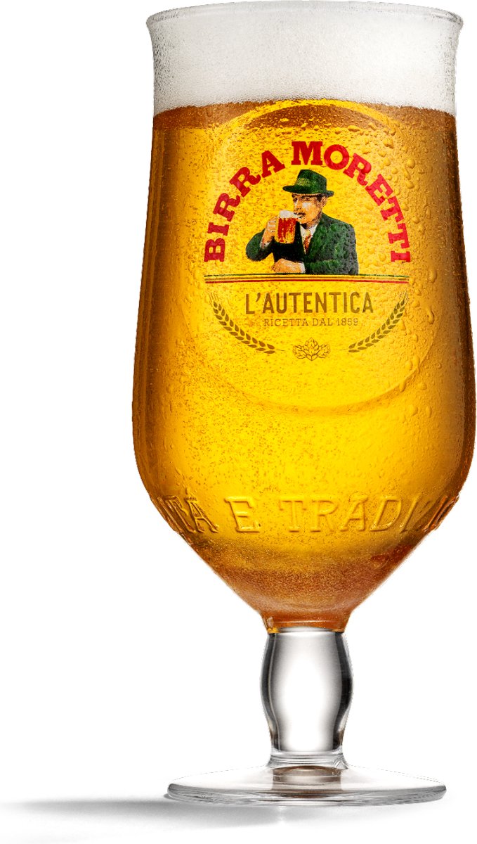 Birra Moretti Bierglas 250 ml