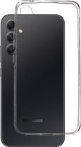 Mobiparts hoesje geschikt voor Samsung Galaxy A34 5G - Zacht TPU - Schokabsorberend TPU - Grip Coating - Transparant
