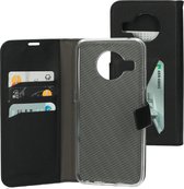 Mobiparts hoesje geschikt voor Nokia X10 Nokia X20 - Wallet/Boekhoesje - Eco Leer - Magneet Sluiting - Opberg vakken - Zwart