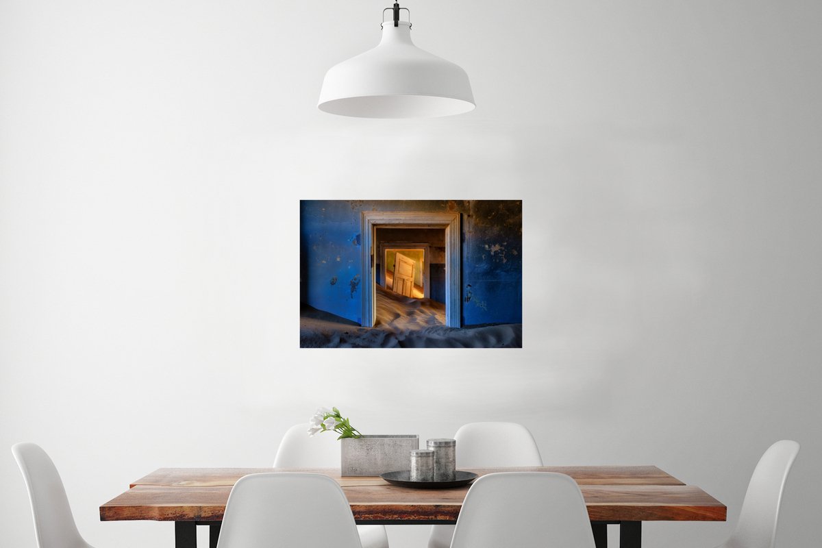 Zand - Blauw - Deur - Architectuur