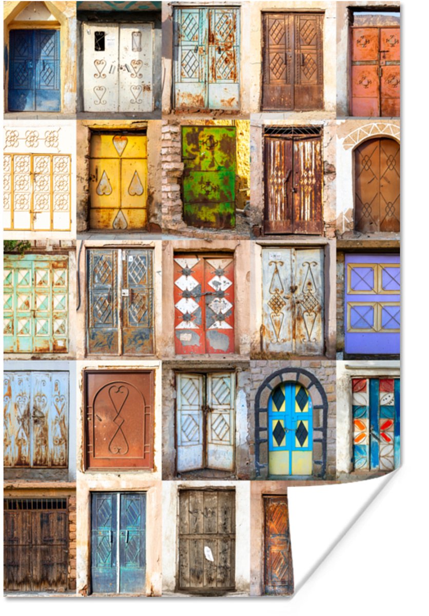 Deuren - Architectuur - Vintage - Collage