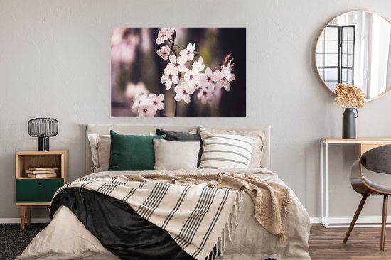 Poster Fleurs - Wit - Nature - Plante - Fleur - 120x80 cm