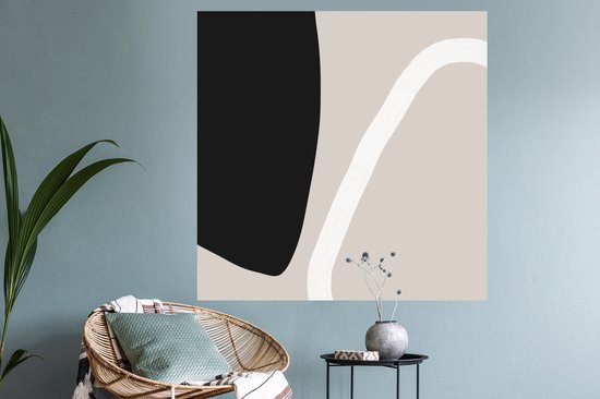 Stickers Stickers muraux - Pastel - Minimalisme - Formes - 120x120 cm - Feuille adhésive XXL