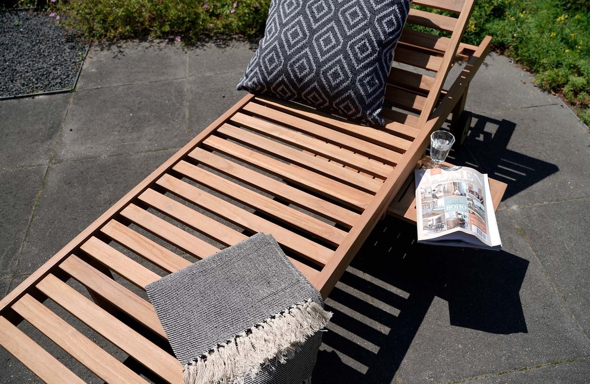 Lesli Living Bain de soleil - Bois de teck
