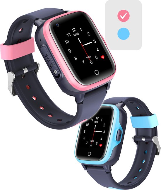 Sanorum 4G Kinder Smartwatch - Mit GPS, Videoanruf & Schulmodus