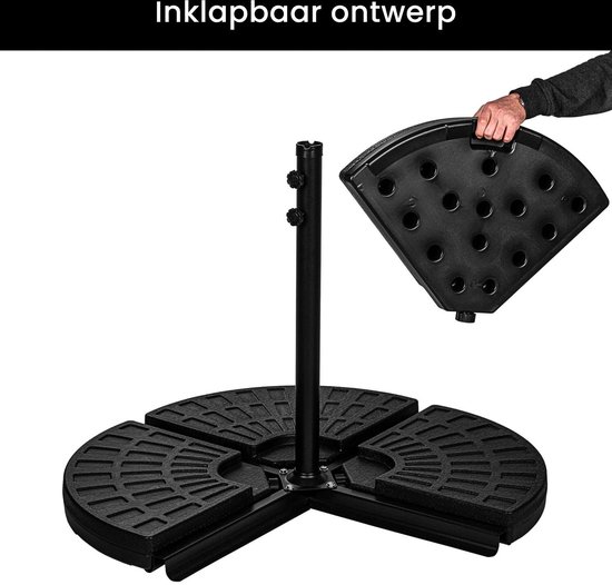 Parasolgewicht met handvat voor kruisstandaard 14 kg Parasolgewicht met handvat voor kruisstandaard 14 kg