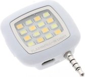 GadgetBay Externe led flash light voor selfies foto's - vlogs - selfielampje