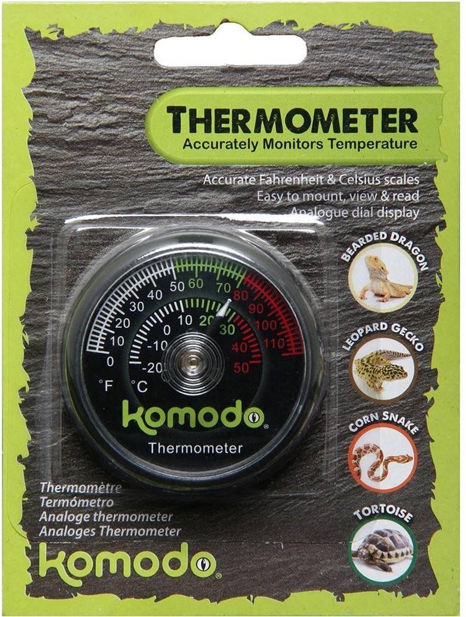 Komodo Thermometer Analoog op Prijzenvolger.com