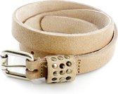 Kidzzbelts Meisjesriem 1806 - Naturel - 85 cm