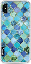 Casetastic Softcover Apple iPhone X - Aqua Moroccan Tiles