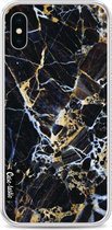 Casetastic Softcover Apple iPhone X - Black Gold Marble