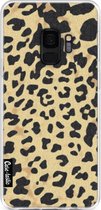 Casetastic Samsung Galaxy S9 Hoesje - Softcover Hoesje met Design - Leopard Print Sand Print