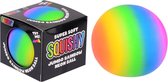 Stressbal - Fidget toys - Squishy - Speelgoed - Kinderen - Volwassenen - 9 cm - Rubber - Regenboog - multicolor