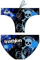 TURBO Skulls Triathlon Zwemslip Heren - Black - XXL