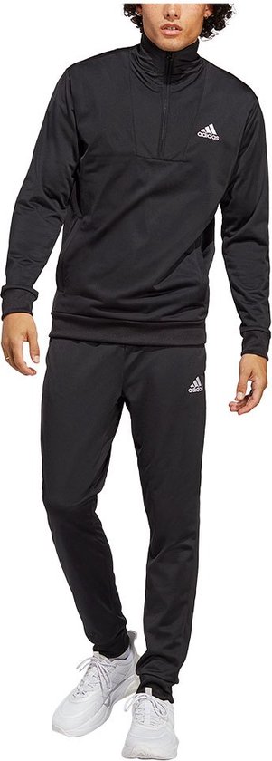 adidas Sportswear Small Logo Tricot Trainingspak - Heren - Zwart- M