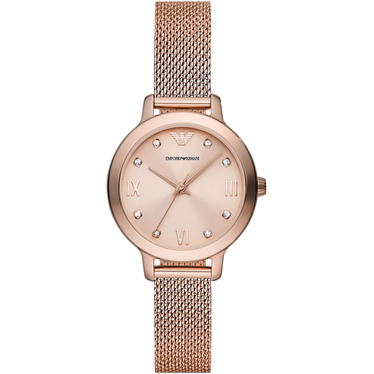 Emporio Armani Cleo AR11512 Horloge - Staal - Rosékleurig - Ø 32 mm