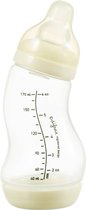 Difrax Babyfles 170 ml Natural - S-Fles - Anti-Colic - Crème - 1 stuk