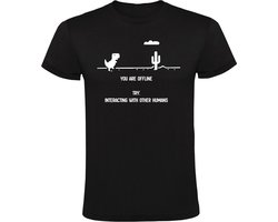 Gamer Heren T-shirt - Grappig Gaming Shirt - IT - Internet Offline - Gamers