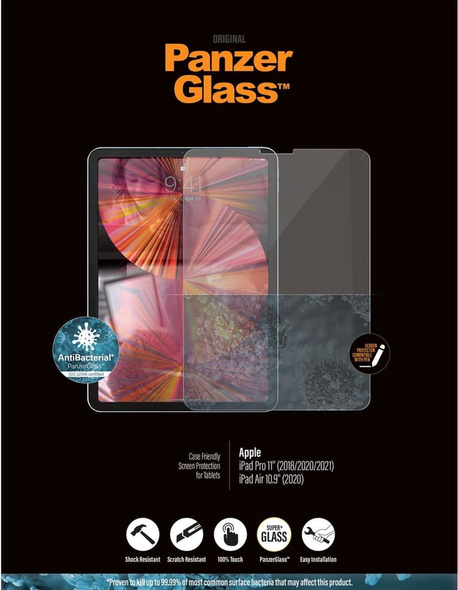 PanzerGlass - protection d'écran - verre trempé pour Ipad 10.9 Pas Cher
