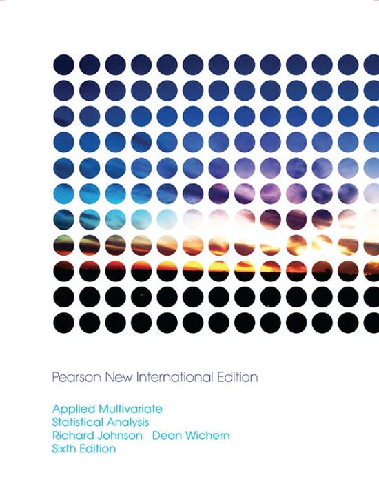 Applied Multivariate Statistical Analysis - cover