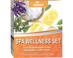 Aquatural Spa Wellness Set - Badzout met Citroen, Eucalyptus & Lavendel