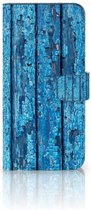 Magnet Case OnePlus 11 Telefoonhoesje Wood Blue