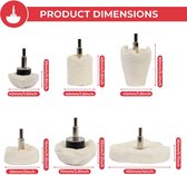 CHEMICAL GUYS HEX LOGIC TAMPON PAD DE POLISSAGE BLANC 80MM