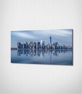 New York City Canvas- 100 x 60 cm - Steden - Schilderij - Canvas - Slaapkamer - Wanddecoratie  - Slaapkamer - Foto op canvas