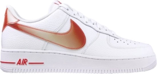 Nike Air Force 1 '07 - Wit/Rood - Maat 45.5