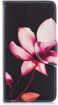 Samsung Galaxy A40 Portemonnee Print Hoesje Bloem