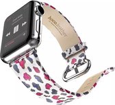 Hoco Leren bandje - Apple Watch Series 1/2/3 (42mm) - Roze