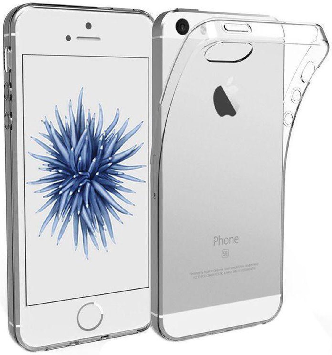 hulp in de huishouding slecht Verhoogd Apple iPhone iPhone 5/5s/SE Transparant Hoesje | bol.com