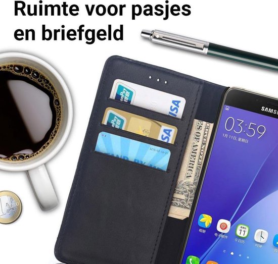 Samsung Galaxy A5 (2016) Portemonnee Hoesje Zwart | bol.com