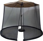Deconet klamboe Outdoor insectennet voor parasol 300cm, omtrek 950cm, hoogte 230cm