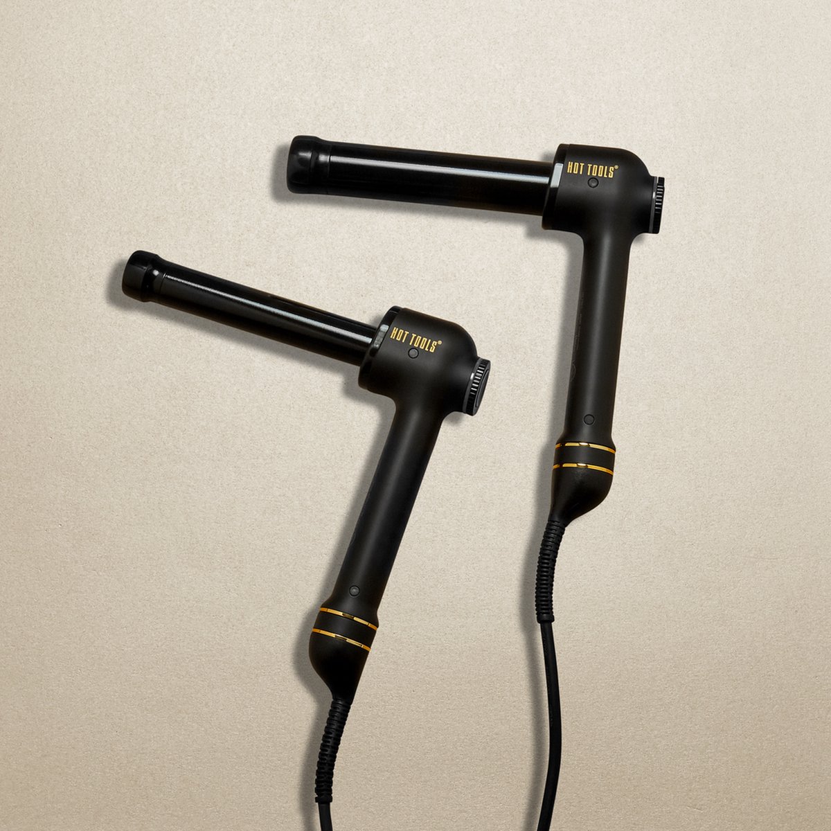 Hot Tools Curl Bar 25 mm Krultang Zwart Goud - afbeelding 3